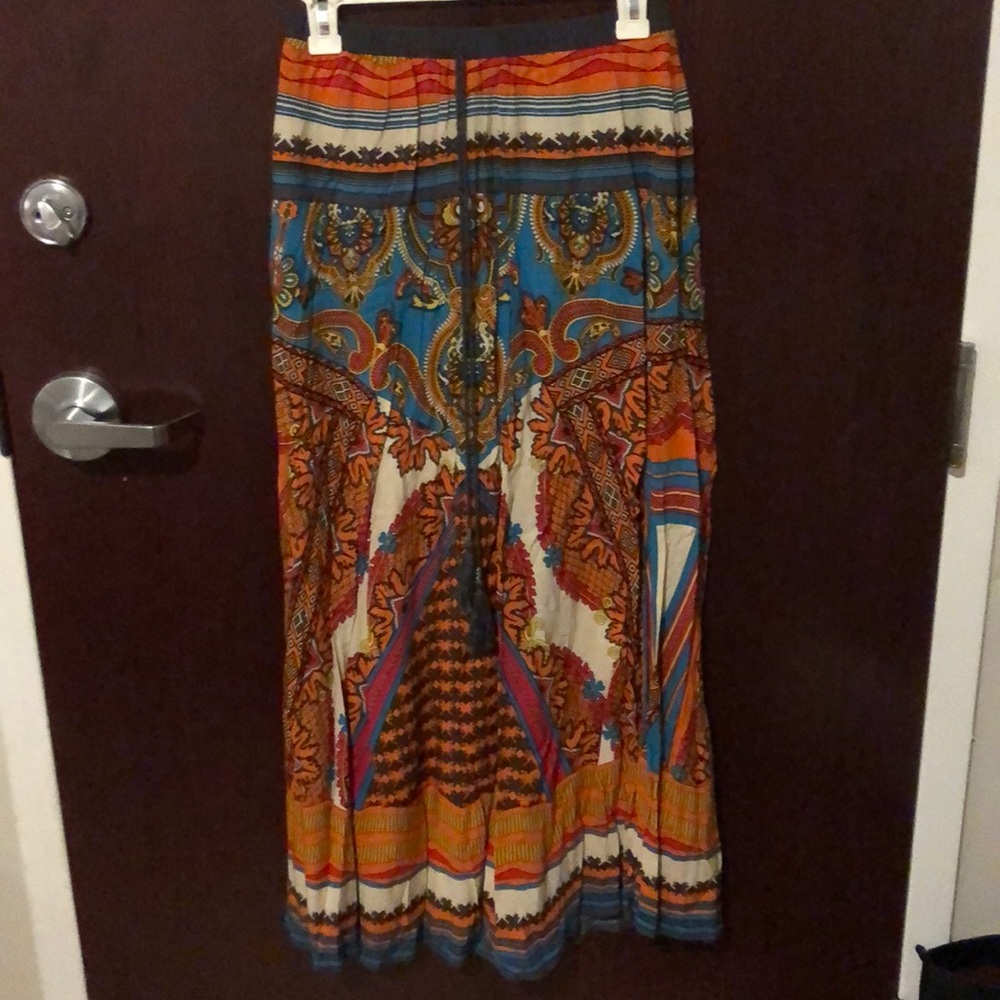 Bohemian maxi skirt